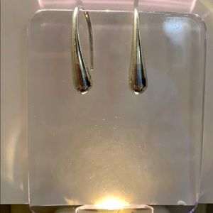 Sterling silver pull through earrings